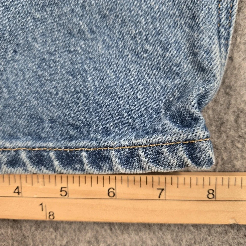 Carhartt B17 Jeans Mens 40x27 (tag 40x28) Stone Wash Blue Relaxed Straight Denim - Picture 8 of 11